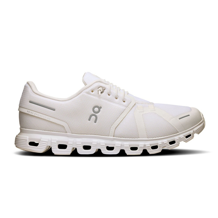 On Cloud 6 Bianco Bianco - Sneakers Uomo