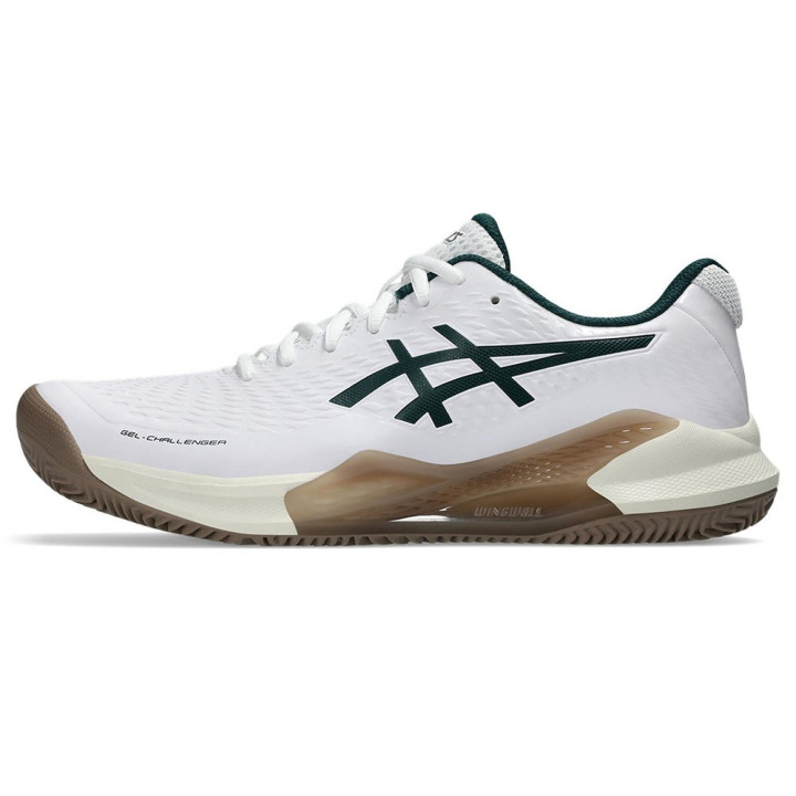 Asics Gel-Challenger 14 Clay Bianco Saxon Verde - Scarpe Da Tennis Uomo