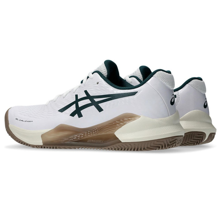 Asics Gel-Challenger 14 Clay Bianco Saxon Verde - Scarpe Da Tennis Uomo