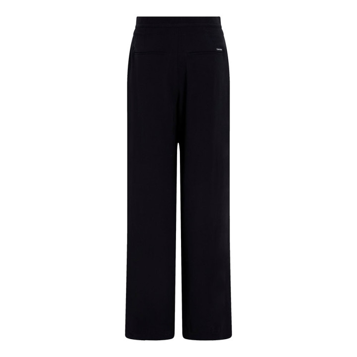 Calvin Klein Pantaloni Relax Nero Donna