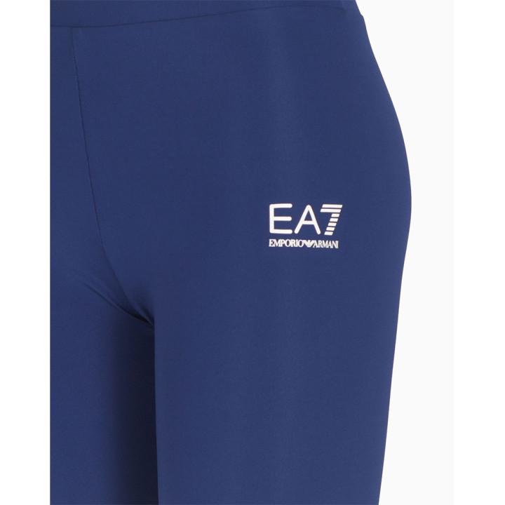 Ea7 Vestito Tennis Pro Star Bianco Medieval Blue Donna