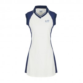 Vestito Tennis Pro Star bianco Medieval blue