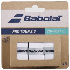 Overgrip Tennis Pro Tour X3 bianco