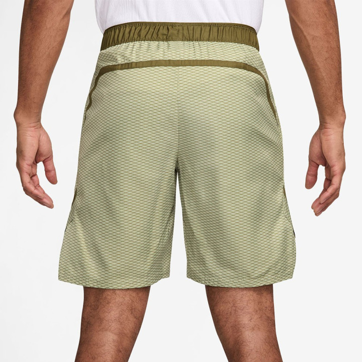 Nike Court Victory Pantaloncini Tennis Print Olive Aura Uomo