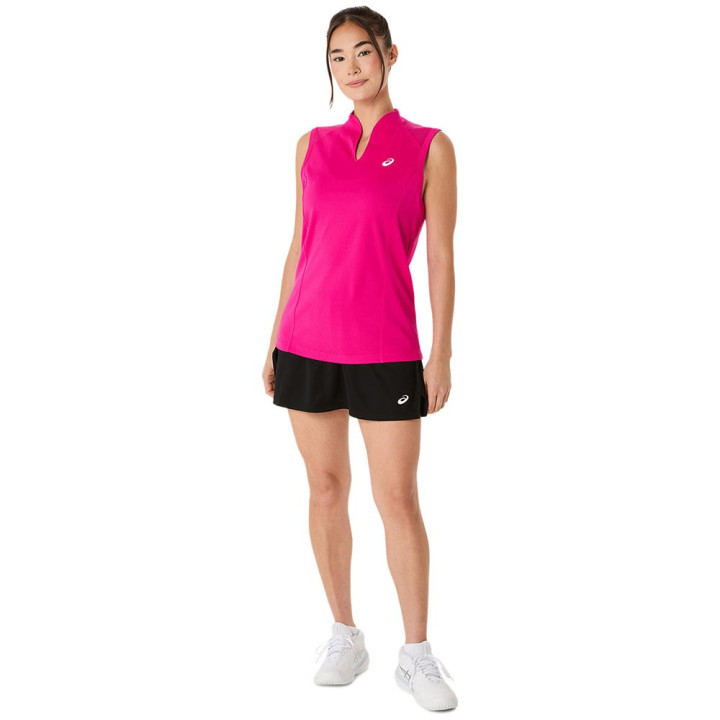 Asics Canotta Tennis Court Rosa Rave Donna