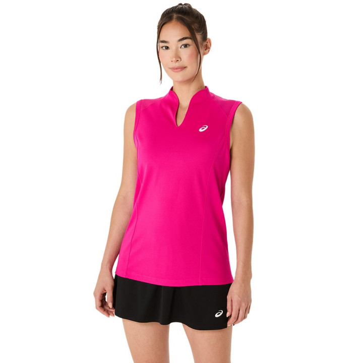 Asics Canotta Tennis Court Rosa Rave Donna