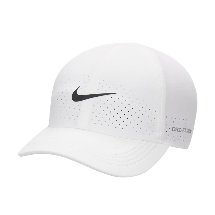 Nike Dri-Fit Adv Club Cappellino Tennis Court Advantage Bianco Uomo
