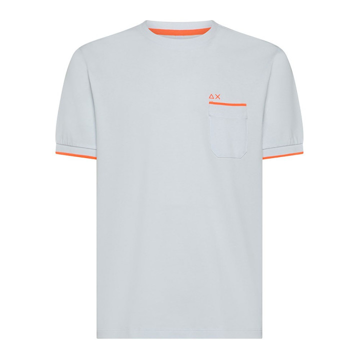 Sun 68 T-Shirt Taschino Bianco Uomo