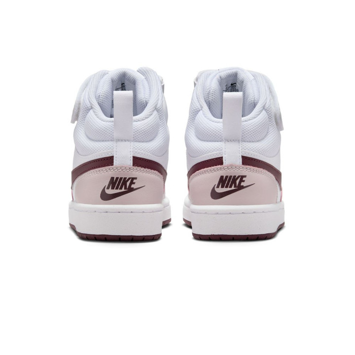 Nike Court Borough Mid 2 GS Bianco Rosso Bambino