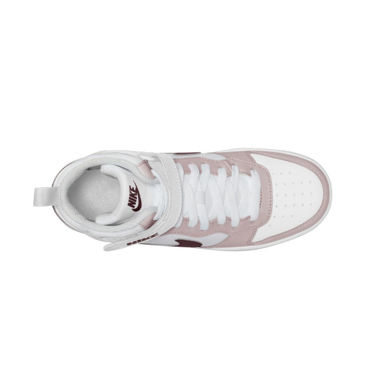 Nike Court Borough Mid 2 GS Bianco Rosso Bambino