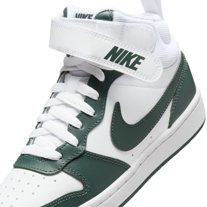Nike Court Borough Mid 2 GS Bianco Verde Bambino