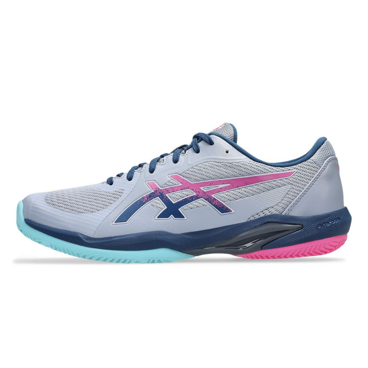 Asics Padel Gel-Game 9 Grigio Blue Mako Blue - Scarpe Da Padel Uomo