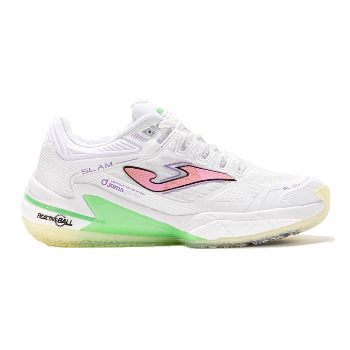Joma Padel Slam Bianco Rosa - Scarpe Da Padel Donna