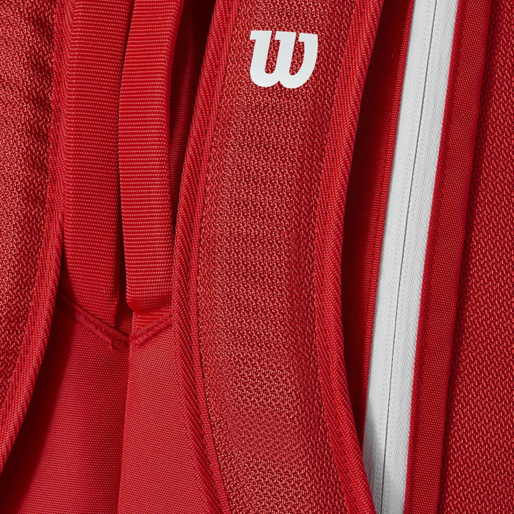 Wilson Borsa Tennis Super Tour 9 Pack Rosso Bianco
