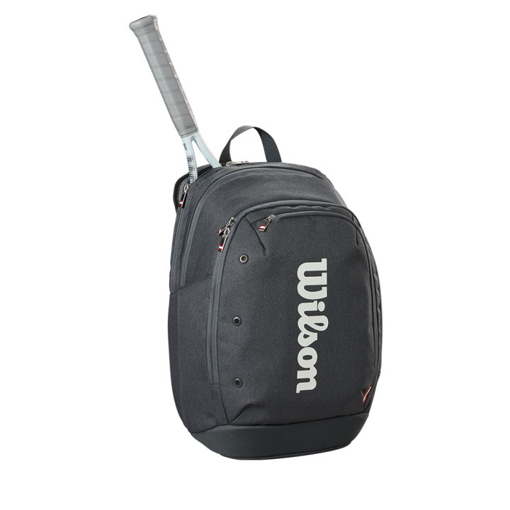 Wilson Zaino Tennis Super Tour Grigio Rosso Bianco