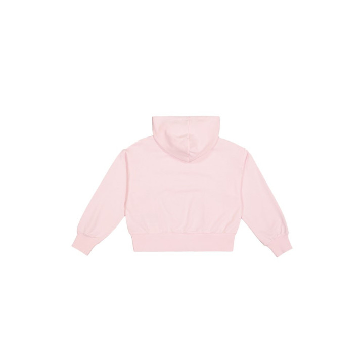 Champion Felpa Con Cappuccio Rosa Bambina