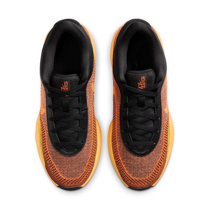 Nike G.T. Hustle Academy Nero Arancio - Scarpe Basket Uomo