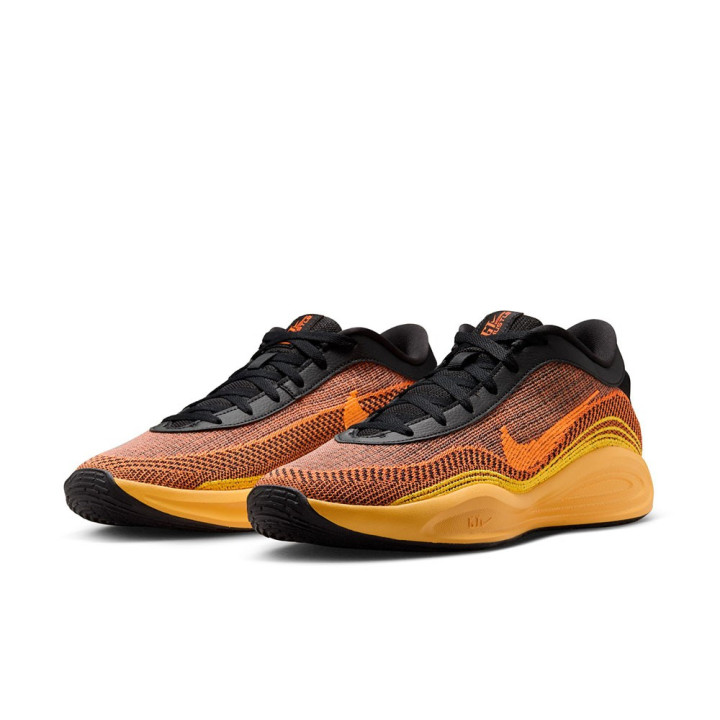 Nike G.T. Hustle Academy Nero Arancio - Scarpe Basket Uomo