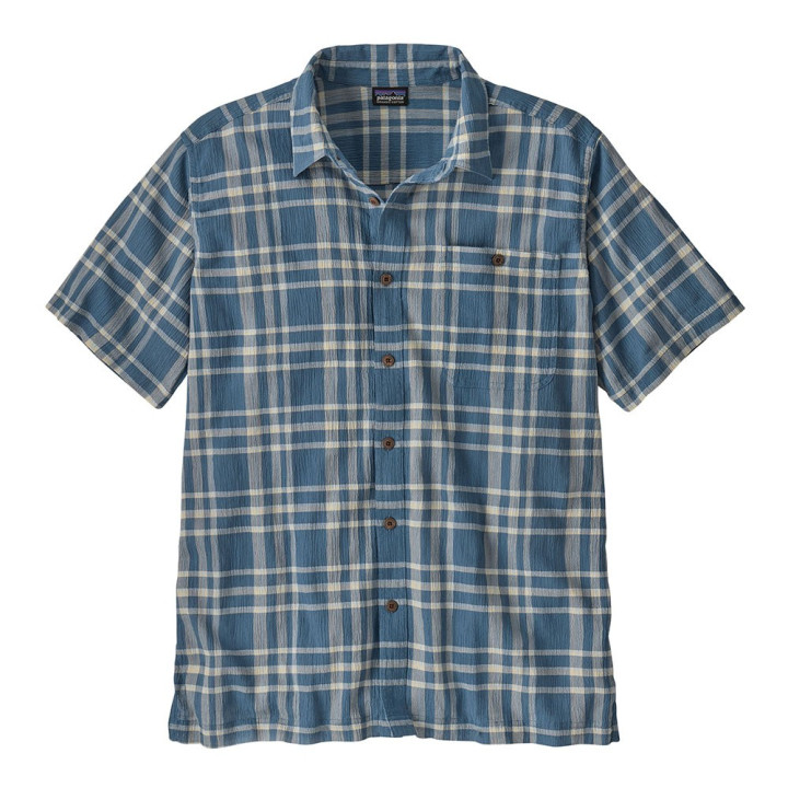 Patagonia Camicia A C Bloom Still Blu Uomo