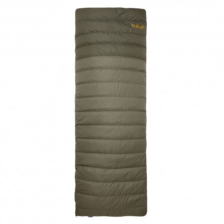 Rab Sacco A Pelo Outpost 300 Right Zip Light Khaki Stone