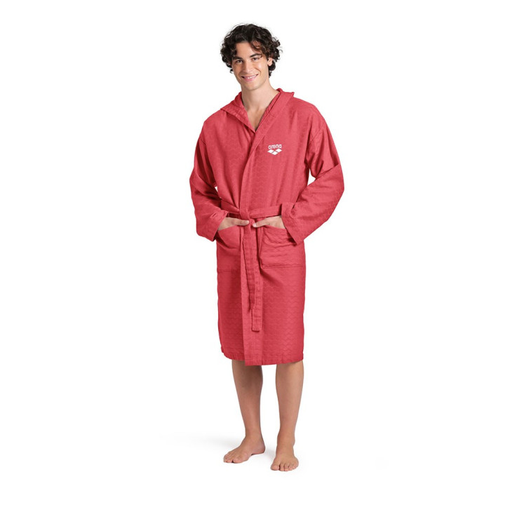 Arena Accappatoio New Monogram Rosso Bianco Donna