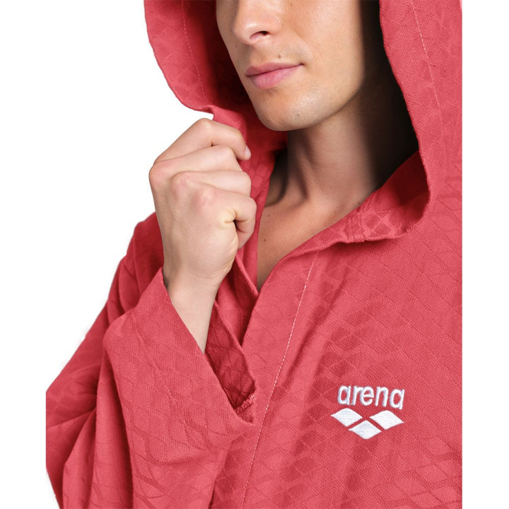 Arena Accappatoio New Monogram Rosso Bianco Donna