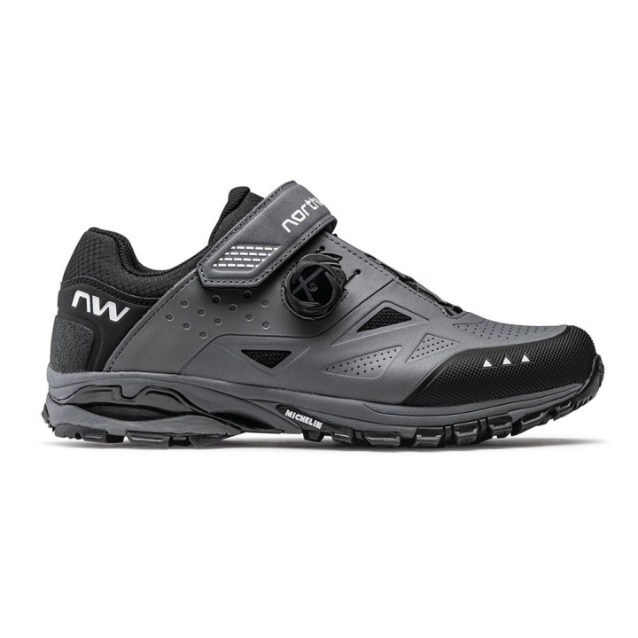 Northwave Spider Plus 3 Dark Grigio - Scarpe Mtb Uomo