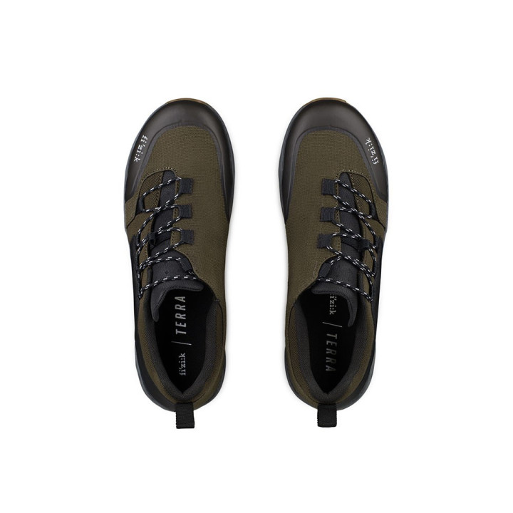 Fizik Terra Ergolace X2 Verde Olive Caramel - Scarpa Gravel Uomo