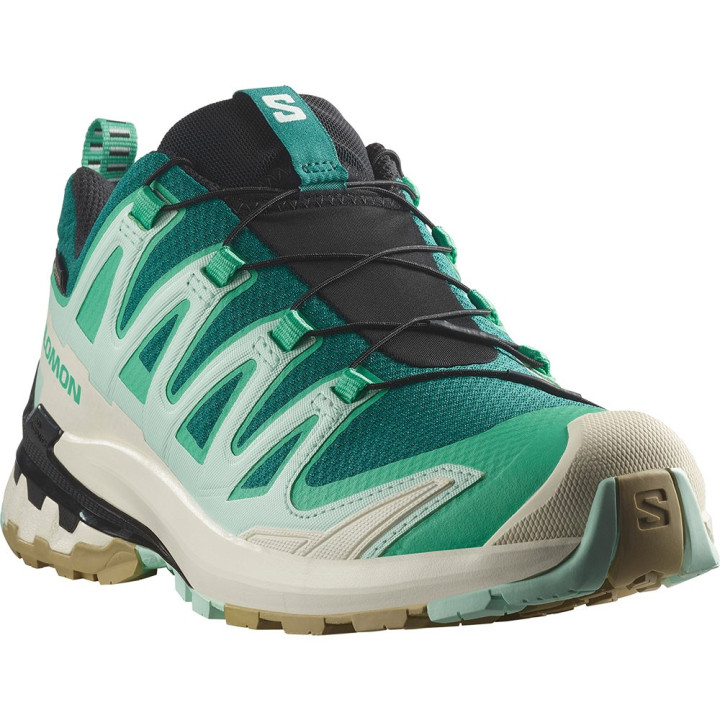 Salomon Xa Pro 3D V9 Gtx Deep Lake Electric Verde  - Scarpe Trekking Donna