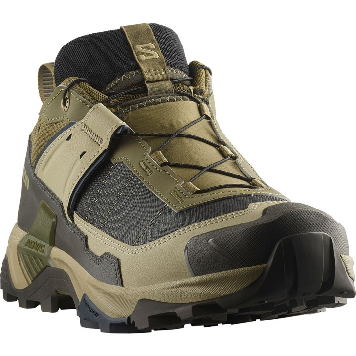 Salomon X Ultra 5 Gtx Martini Olive Gray Verde Blue Nigh - Scarpe Trekking Uomo