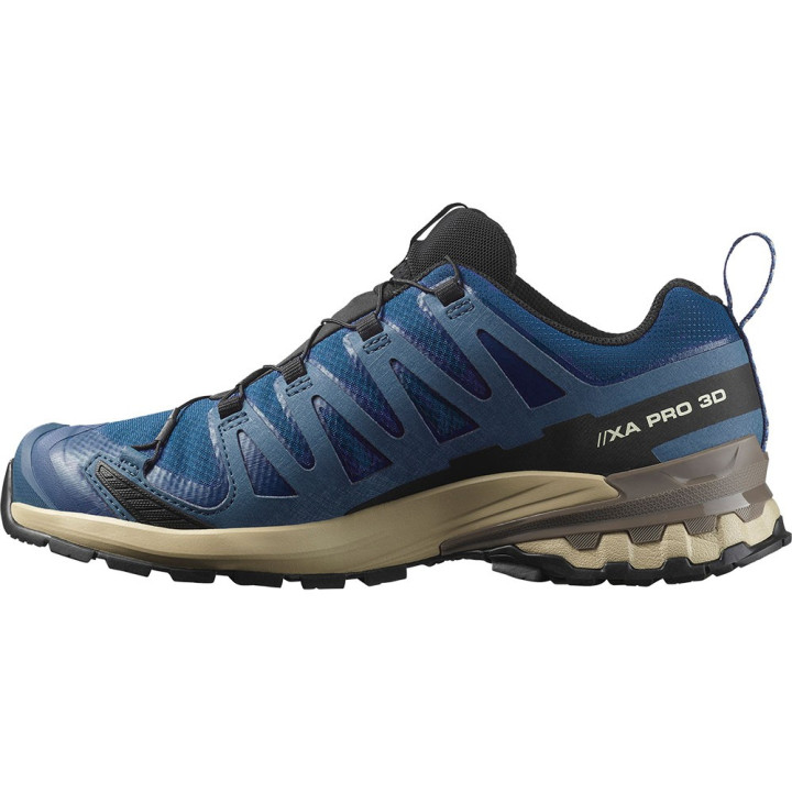 Salomon Xa Pro 3D V9 Gtx Poseidon Bianco Pepper Falcon - Scarpe Trekking Uomo