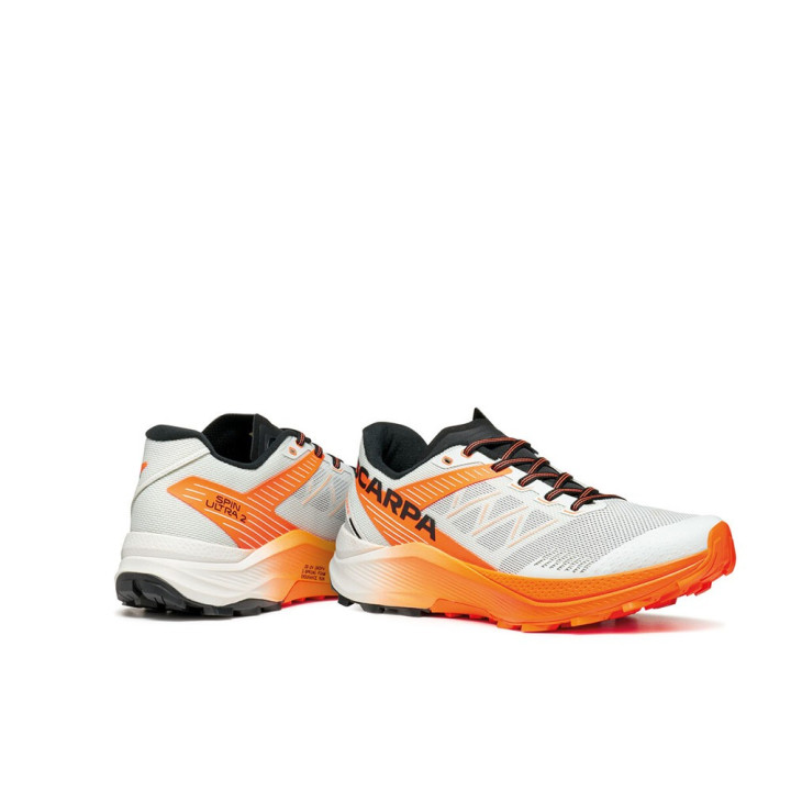 Scarpa Spin Ultra 2 Ice-Arancio-Fluo - Scarpe Trekking Uomo