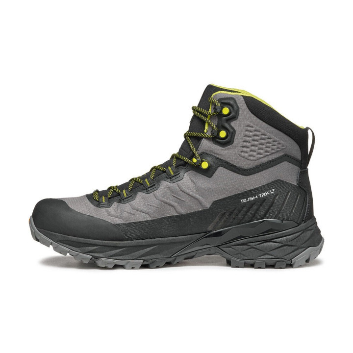 Scarpa Rush Trk Lt Gtx Gray Lime - Pedule Trekking Uomo