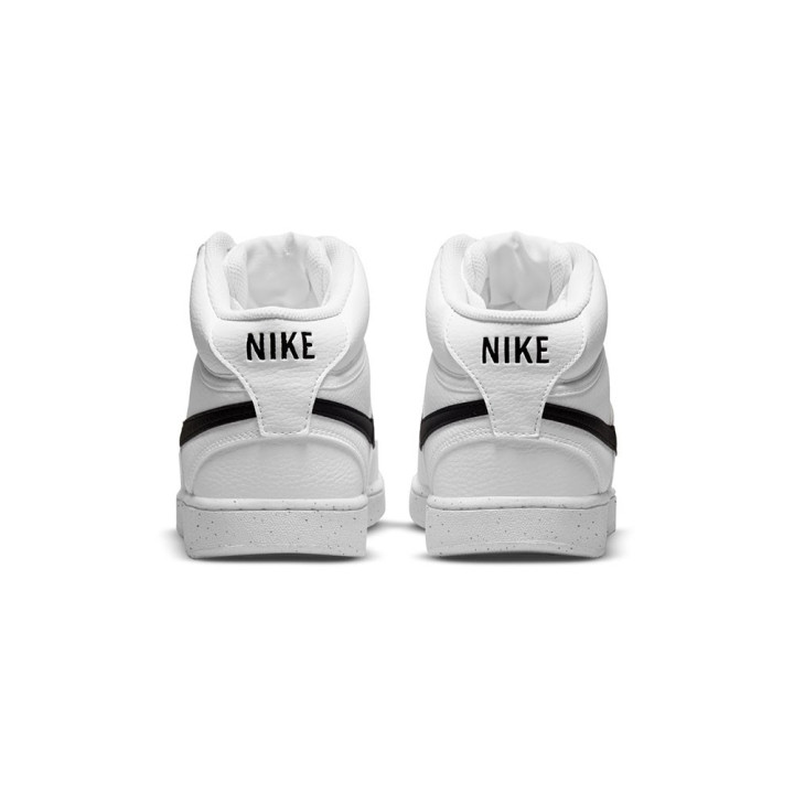 Nike Court Vision Mid Next Nature Bianco Nero - Sneakers Uomo