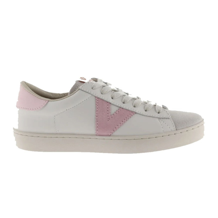 Victoria Berlin Piel &Serraje Bianco Rosa - Sneakers Donna