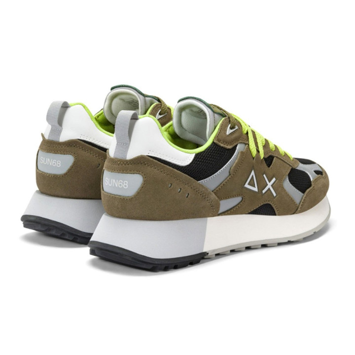 Sun 68 Jaki Outdoor Verde Bianco Nero - Sneakers Uomo