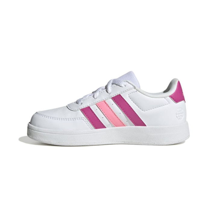 ADIDAS Brealnet 2.0 K Gs Bianco Rosa - Sneakers Bambina