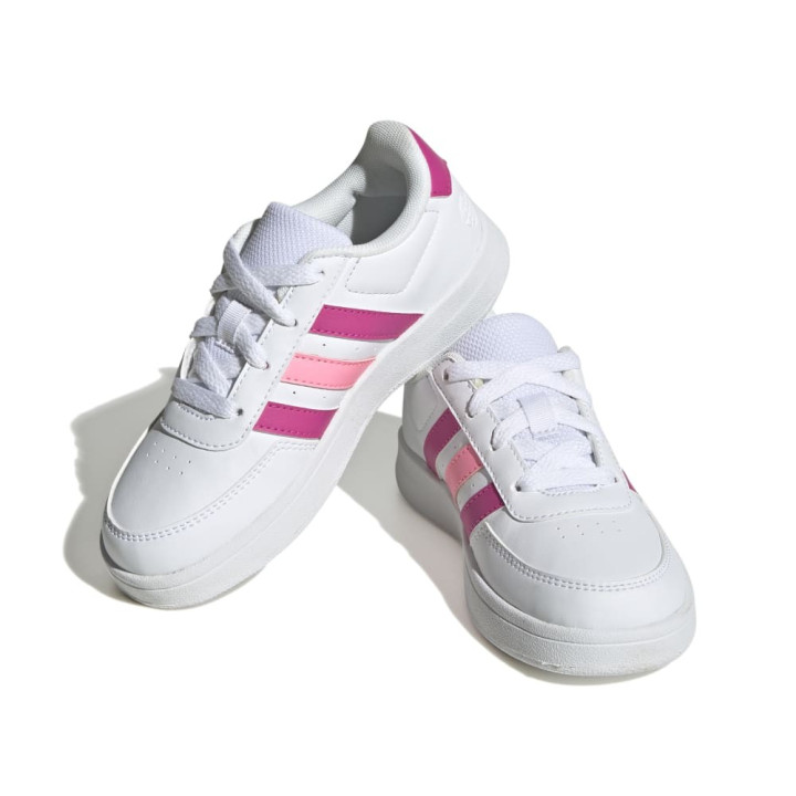ADIDAS Brealnet 2.0 K Gs Bianco Rosa - Sneakers Bambina