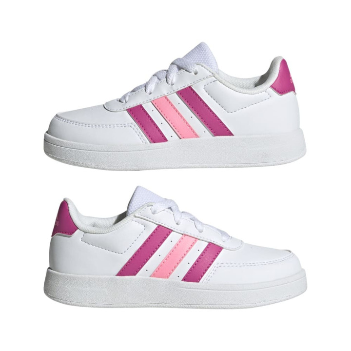 ADIDAS Brealnet 2.0 K Gs Bianco Rosa - Sneakers Bambina