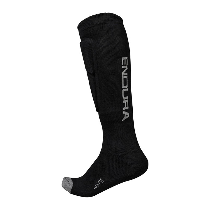 Endura Calza Mtb Con Protezione Tibia Singletrack Nero Uomo