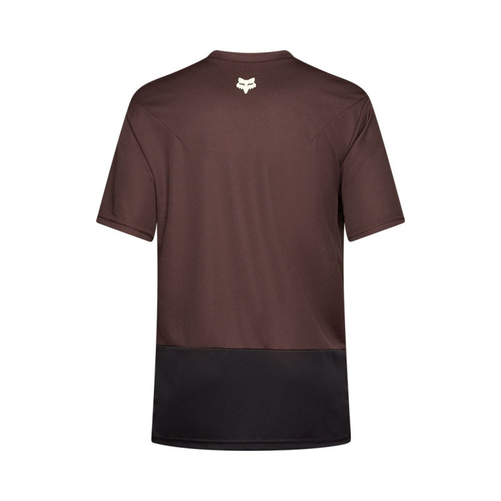 Fox T-Shirt Mtb Ranger Ss Wordmark Cocoa Uomo