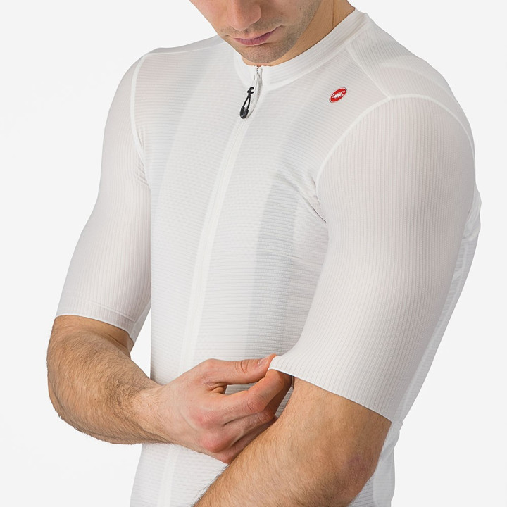 Castelli Maglia Ciclismo Espresso Ivory Dark Gray Uomo