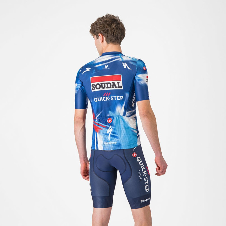 Castelli Salopette Ciclismo Competizione Soudal Quick Step 2024 Belgian B Uomo