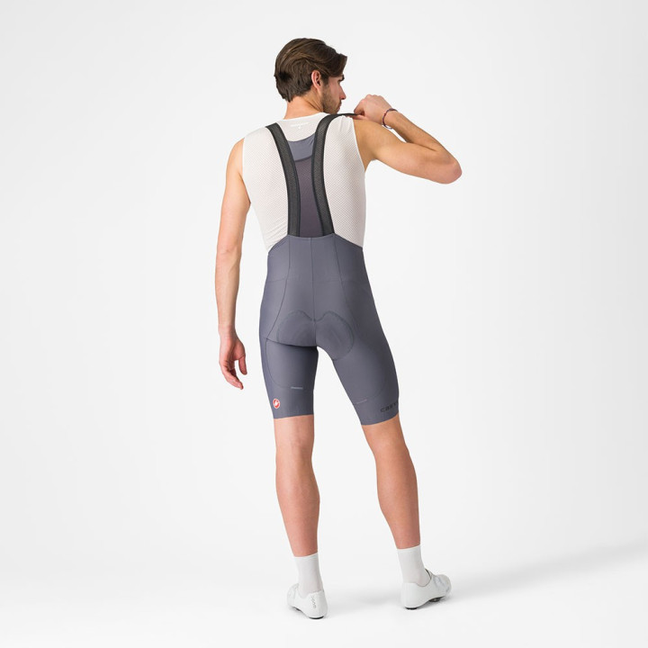 Castelli Salopette Ciclismo Espresso Smoky Gray Uomo