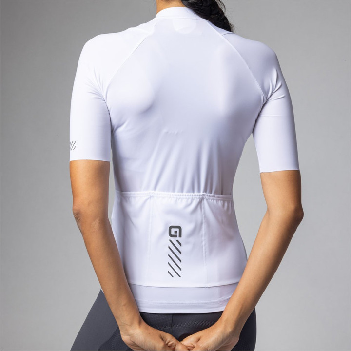 Ale' Maglia Ciclismo Color Block Bianco Donna