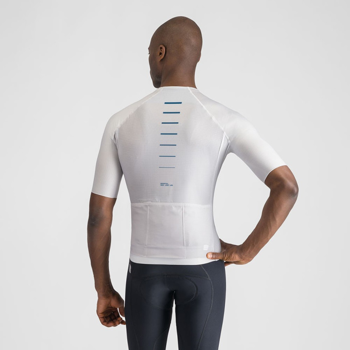 Sportful Maglia Ciclismo Light Stone Grigio Bianco Uomo
