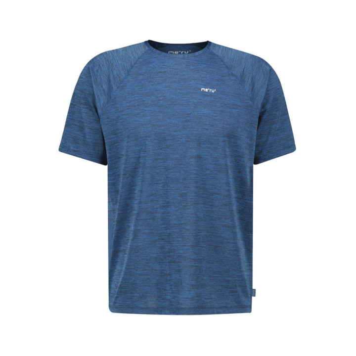 Meru T-Shirt Minto Cendar Blu Melange Uomo