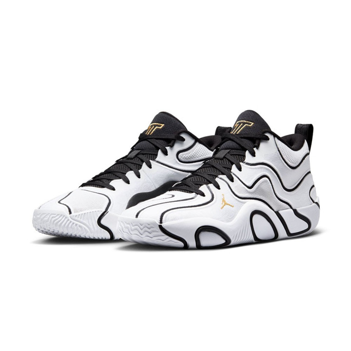 Nike Jordan Tatum 3 Bianco Oro Nero - Scarpe Basket Uomo