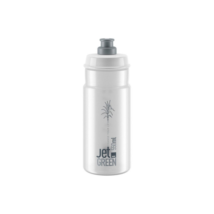 Elite Borraccia Bici Jet Verde Clear,Grigio