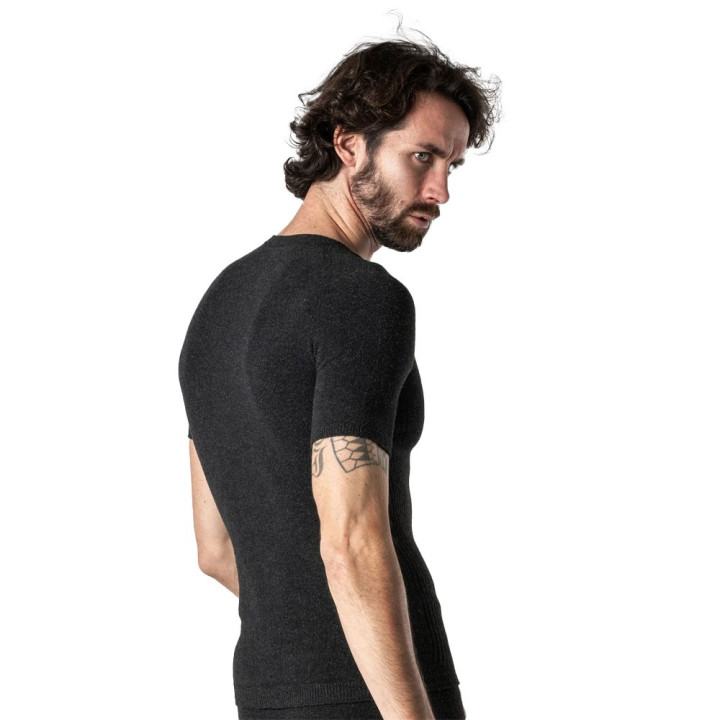 Silverskin T-Shirt Warm Antracite Uomo